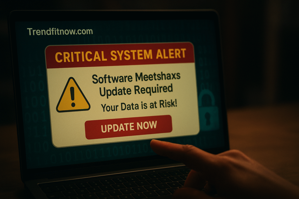 Software Meetshaxs Update: The Fake Alert Scamming Users in 2025 software meetshaxs update